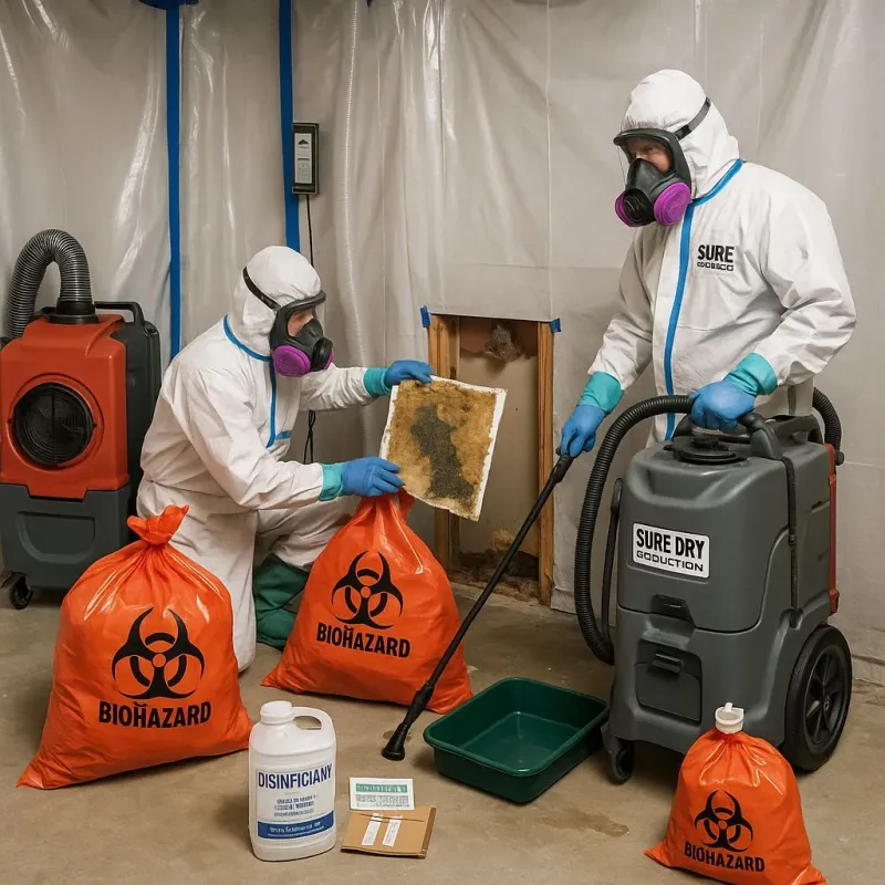 Contaminated Water Handling Protocols process in Emmons County, ND